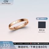 丹尼尔惠灵顿（DanielWellington）dw戒指男时尚玫瑰金对戒男女同款生日礼物送男友DW00400021