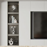 贝汉美（BHM） 轻奢简约现代书挡人物摆件玄关客厅酒柜电视柜办公室桌面装饰品 组合套装（7件套B）