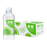 依能苏打水饮料无糖无汽弱碱饮料原味柠檬味西柚味350ml*24瓶整箱装 青柠味