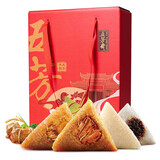 五芳斋 中华老字号粽子福禧礼袋 蛋黄肉粽蜜枣白米咸甜棕子 端午节礼品 丰韵T10礼盒960克（8粽）