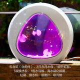 月光水母水母入门套装海水宠物迷你鱼缸赤月海月观赏桌面网红水母缸第5代 4L水母缸套装(3赤月)