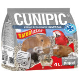 酷力比西班牙进口Cunipic 酷力比吸水纸粒仓鼠垫料龙猫兔兔豚鼠 低尘 Cunipic吸水纸粒4L(约1.2kg)