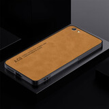 Espanson VIVO Y66手机壳Y67保护套y66i肤感羊巴皮L磨砂a男士软硅胶全包防摔外壳 vivoY66 【羊巴皮】琥珀棕