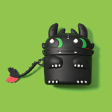 例米 适用于倍思W04Pro蓝牙耳机保护套倍思wo4卡通可爱保护壳w04真无线蓝牙por套2023款 倍思W04/W04pro-黑煞【2023款】