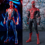 索冠SHF手办纵横宇宙玩具模型人偶公仔玩偶周边可动 PS4蜘蛛侠+远征蜘蛛侠 国产版16cm