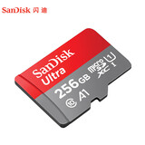 三星（SAMSUNG）EVOPLUS TF卡（MicroSD）U3 A2 V30 高速内存卡 Switch行车记录仪相机监控4k摄像 顺序读取160MB/s 闪迪至尊高速英文版256GB(150MB/