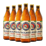 保拉纳（Paulaner）德国原装进口啤酒 柏龙精酿啤酒 小麦白啤酒精酿啤酒桶组合装整箱 柏龙纯小麦白啤酒 500mL 6瓶