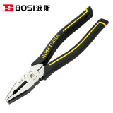 波斯（BoSi）老虎钳钢丝钳子维修钳断线钳 钳王钢丝钳8寸BS199098