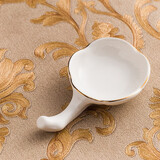 MLCRIYG陶瓷金边三用筷子架筷子托酒店摆台筷枕味碟家用公筷架定制logo H款：新梅花筷架