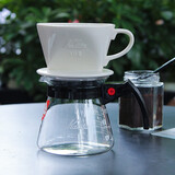 卡丽塔（Kalita）日本进口kalita卡丽塔咖啡壶套装滤杯陶瓷过滤器滴漏式滤纸分享壶 咖啡手冲器具套装102