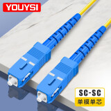 YOUYSI 光纤跳线 单模单芯SC-SC电信级 大方头损耗小 SC-SC 1米