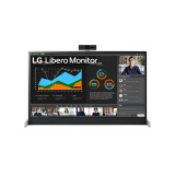 LGLibero 27英寸 2K IPS 1000:1 拆卸高清摄像头 内置音箱 旋转 便携 视频会议 办公显示器 27BQ70QC