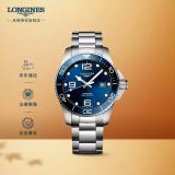 浪琴（LONGINES）彭于晏推荐 瑞士手表 康卡斯潜水系列 机械钢带男表L37824966