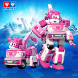 奥迪双钻（AULDEY）超级飞侠载具变形机器人小爱变形消防车儿童玩具儿童节礼物720314