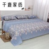特大号炕上铺的床单定制纯棉3m超大炕单四季通用加厚定做加大尺寸榻榻米全棉床单单件 灰色 富贵一生 2.7米大炕(3.5米x2.5米)