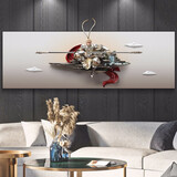 棕榈树（palmtree）斗战胜佛浮雕装饰画现代客厅沙发背景墙挂画卧室3D立体壁画孙悟空 齐天大圣金色大尺寸（70*210cm）