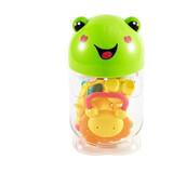 澳贝（AUBY）新生儿玩具婴儿牙胶婴儿摇铃儿童玩具儿童礼盒0-1岁玩具 5只装放心煮罐装摇铃461526