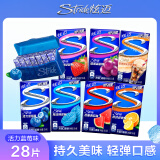 炫迈（Stride）无糖口香糖片装 休闲零食糖果清新口气 活力蓝莓味 28片50.4g