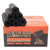 尚龙（SHANGLONG）烧烤木炭机制炭实木炭原型果木炭烧烤碳户外条形成型易燃机制碳 10斤装烧烤炭