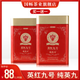 国畅英德红茶茶叶广东浓香型纯英九礼罐装250g英红九号口粮茶 纯英九礼罐两罐