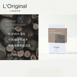 L'original香薰洛瑞欧车载香薰机英国轻奢固体汽车香氛出风口香膏车载香水 皮革与檀香木：补充装