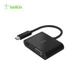 贝尔金（BELKIN）Belkin/贝尔金USB-C转VGA/HDMI适配器PD充电60W转换器连接线 USB-C转VGA