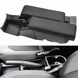 曼蒂瑞斯2013-2021款新桑塔纳扶手箱斯柯达昕锐专用中央手扶箱新捷达改装 双面板黑色黑线