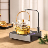 诺洁仕（LOCUS）自动上水电陶炉茶炉家用小型智能抽水电茶炉不挑壶煮茶保温烧水炉 星空灰茶炉单机(不配壶)