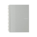 LIHIT LAB.日本LIHIT LAB.喜利HIRAKUNO方格活页线圈本简约大方记事本笔记本商务办公用品学生文具 A5银灰