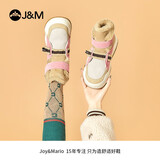 快乐玛丽（J&M）雪地靴女2025冬季新款短筒靴加绒保暖女靴时装皮毛一体棉鞋女东北 粉红色【经典爆款 雪地畅行】 39 245mm