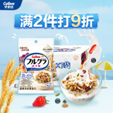 卡乐比七日早餐水果燕麦片 减糖350克 日本进口食品 方便代餐 即食零食