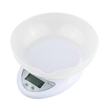 MRFB04 B05电子秤烘焙5kg秤电子称家用去皮厨房秤精确到1克烘焙工具 B05 带碗
