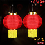 TaTanice 大红灯笼 元旦新年装饰中式商场酒店铺大门阳台春节挂件8号2个装
