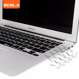 宜客莱苹果MacBook Air11.6英寸笔记本电脑键盘膜 硅胶保护膜防水防尘(A1370/A1465)EA015SBK黑色