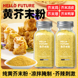 Hello future老牌现磨正宗鲜纯黄芥末粉油纯正介么面墩天然老式新鲜籽酱膏商用 【2瓶】黄芥末粉160g