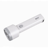 康铭LED手电筒充电式小型户外照明电筒强光超亮多功能便捷远射应急小手电小电筒野营露营迷你电筒停电家用 KM-8911(5W-3000毫安锂电-白色)