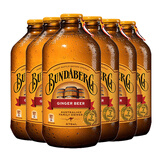 宾得宝（Bundaberg）澳洲进口375ml瓶果味汽水饮料果汁含汽饮用水 干姜水碳酸饮料 宾得宝375ml*12瓶干姜汁味 瓶