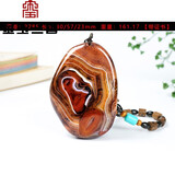 金玉兰香天然缠丝玛瑙原石手把件雨花石玉石文玩石头鹅卵石把玩件饰品摆件 优选发1(类似）