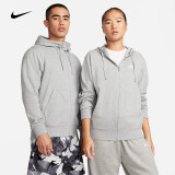 耐克（NIKE）男子全长拉链开襟连帽衫 SPORTSWEAR CLUB BV2649-063 XXL