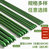 两腿跑【送货上门】爬藤架葡萄黄瓜豆角架种菜花支架庭院园艺花卉支撑杆 粗11mm长180cm10支 特大