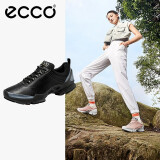 爱步（ECCO）【BIOM】经典款 运动鞋女 透气户外休闲跑步鞋 健步C系列091503 黑色09150351707 36