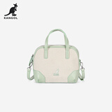 KANGOL官方新款贝壳包女时尚百搭休闲手提包学院风斜挎包 奶油绿