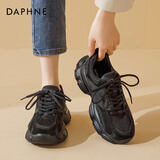 达芙妮加绒老爹鞋女秋冬季2025新款鞋子女休闲厚底增高运动鞋女