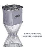 空鈎悟道（KONGGOUWUDAO） 空钩悟道方形鱼护纳米速干黑坑涂胶渔护鱼网兜防挂鱼户包鱼护网 35cm 2m 28cm小网格防跳绳