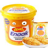 GEMEZ印尼进口小鸡面干脆面方便面干吃面小鸡桶12包入（16g*12）