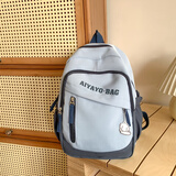 威纳登儿童春游小背包男孩户外旅游出行双肩包女童补课研学轻便小书包 蓝色（不带挂件）