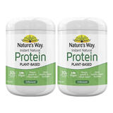 佳思敏（Nature's Way）澳萃维天然速溶蛋白质粉大豆蛋白粉植物蛋白成人中老年人营养粉 蛋白粉原味 375g*2瓶
