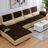 君锦轩真皮沙发专用垫防滑坐垫简约贵妃高档芝华仕皮沙发坐垫四季通用 三明治防滑垫-折边深咖 定做L型贵妃位一片