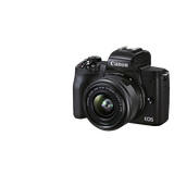 佳能（Canon）m50 M6II 二代 微单相机学生入门小巧 2代美颜微单 M50二代(15-45mm) 黑 32G标准礼包