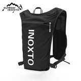 INOXTO鹰图越野跑背包轻薄透气速干5L跑步包户外双肩水袋包591黑配白